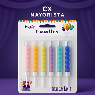 VELAS COMPLEANOS ESPIRAL JK234 CX-3