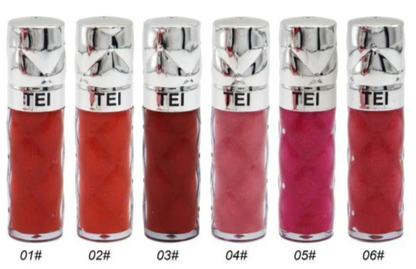 TEI LABIAL GLOSS TAPA PLATEADO TEI8101
