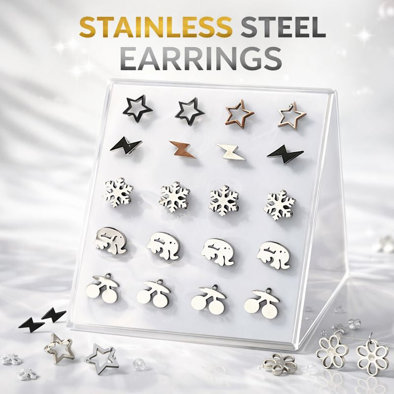 12 PARES DE ARITOS AF-12824