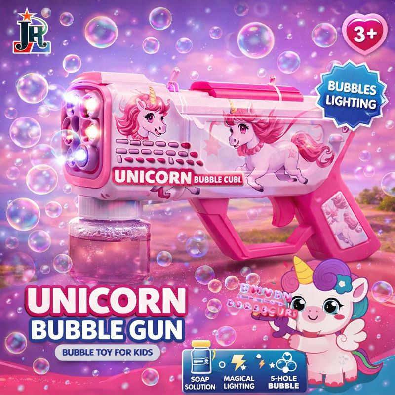 JH UNICORN BUBBLE GUN CHICO 24087-176-1 BURBUJERO