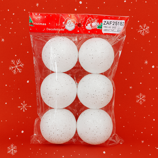 PELOTA X6 DECO NAVIDAD ZAF-25182