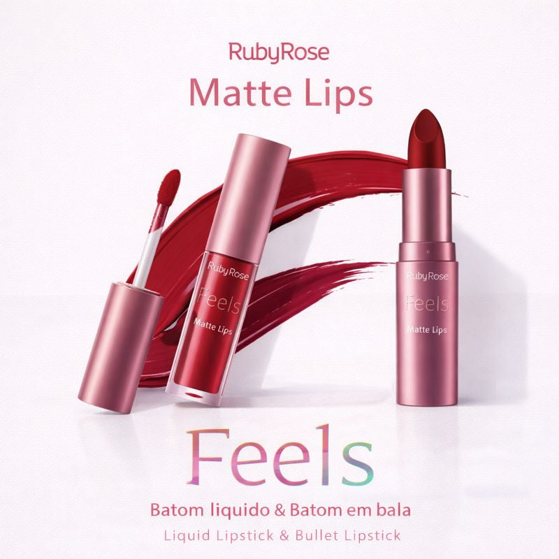 LABIAL DOBLE FEELS RUBYROSE HB-8608