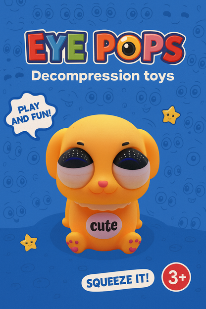 SQUEEZE CUTE EYE POPS 24003