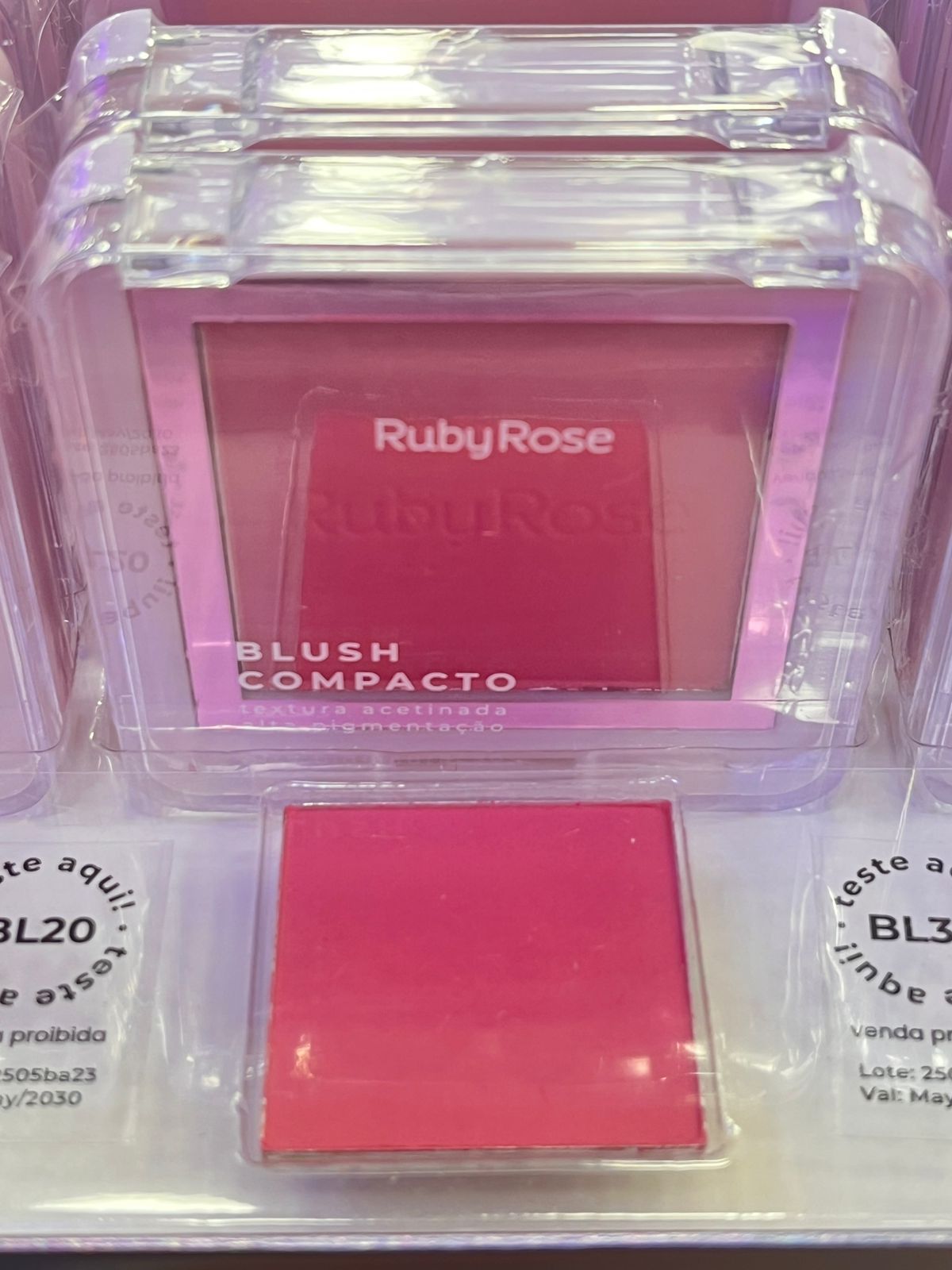 RUBY ROSE BLUSH COMPACTO TEXT/ACETI HB-861