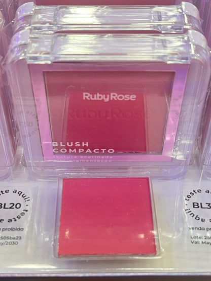 RUBY ROSE BLUSH COMPACTO TEXT/ACETI HB-861