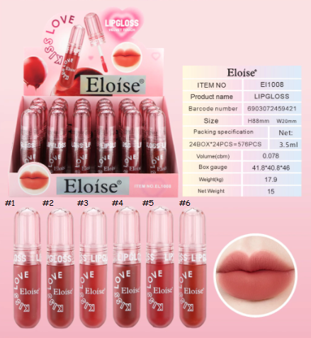 ELOISE KISS LOVE LIP GLOSS EL1008