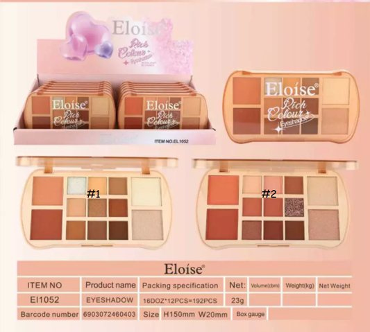 ELOISE EYESHADOW HIGHLIGHT BLUSHER EL1052