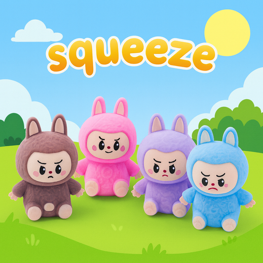 SQUISHY TOY THE MONSTERS SQUEEZE LABUBU 2799-44