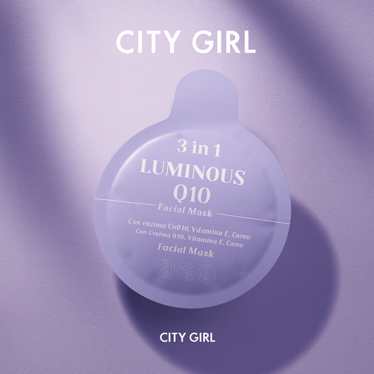 3 EN 1 LUMINOUS Q10 MASCARILLA CITY GIRL CT-63