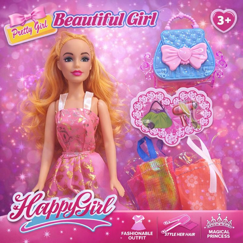 BEAUTIFUL GIRL PETTY GIRL HAPPY GIRL 25263 MUNECA