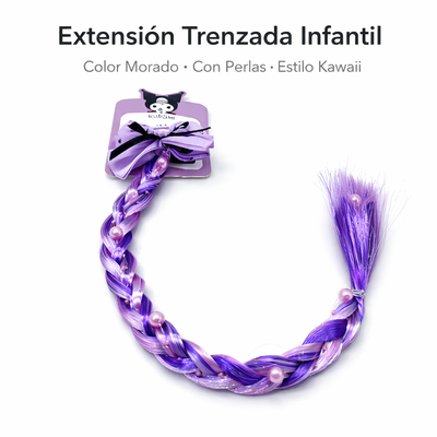 TRENZAS DE PELUCA KUROMI C-171