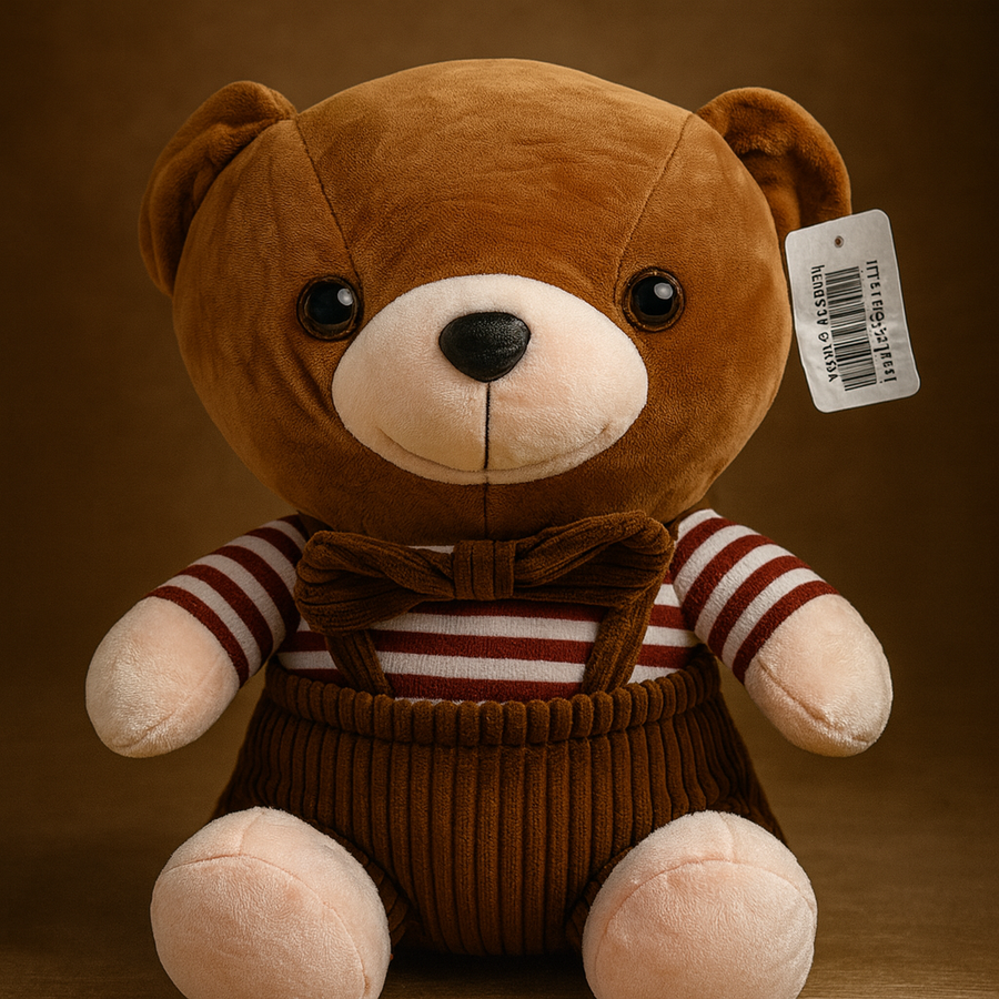 PELUCHE OSO CON MONO 30CM 1389-28
