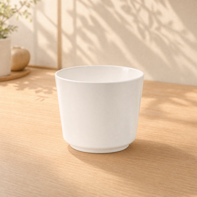 100% MELAMINA VASO RECTO MULTIUSO BLANCO 12XH10.3CM 40120