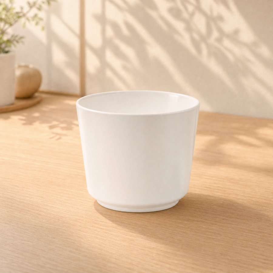 100% MELAMINA VASO RECTO MULTIUSO BLANCO 12XH10.3CM 40120