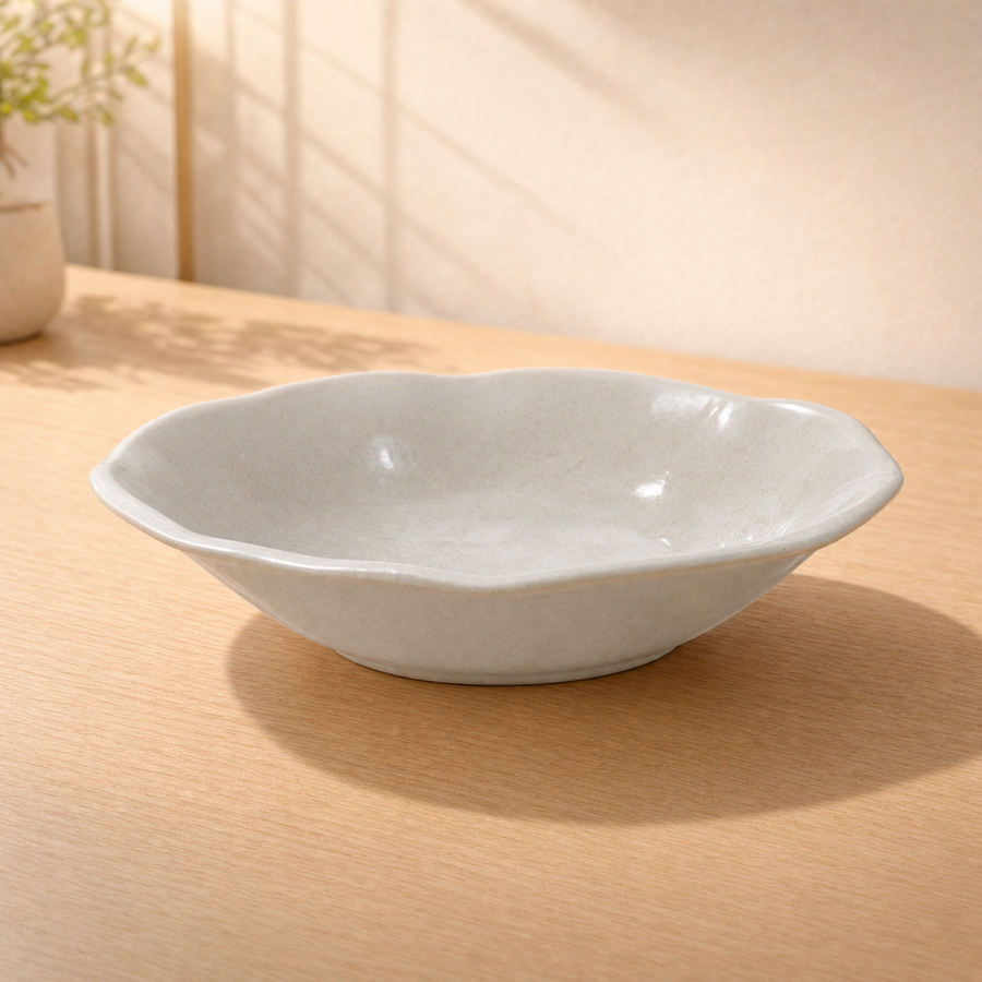 100% MELAMINA BOWL GRANDE BLANCO FLOR 30.5CM 36002