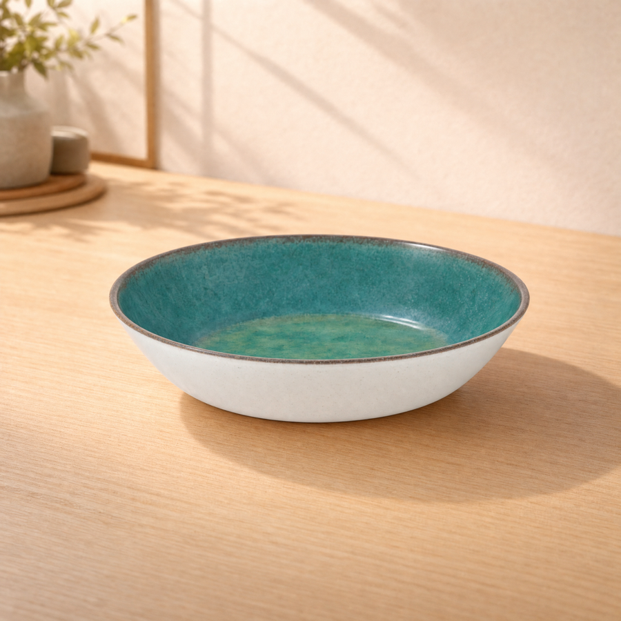 100% MELAMINA BOWL ESMALTADO VERDE 6.3" 200063