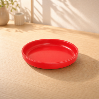 100% MELAMINA BOWL ESPIRAL ROJO